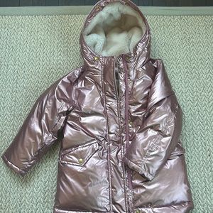 Crew Cuts Metallic Puffer Coat